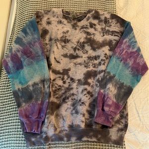 Hand-made Tye dye Crewneck (size M)